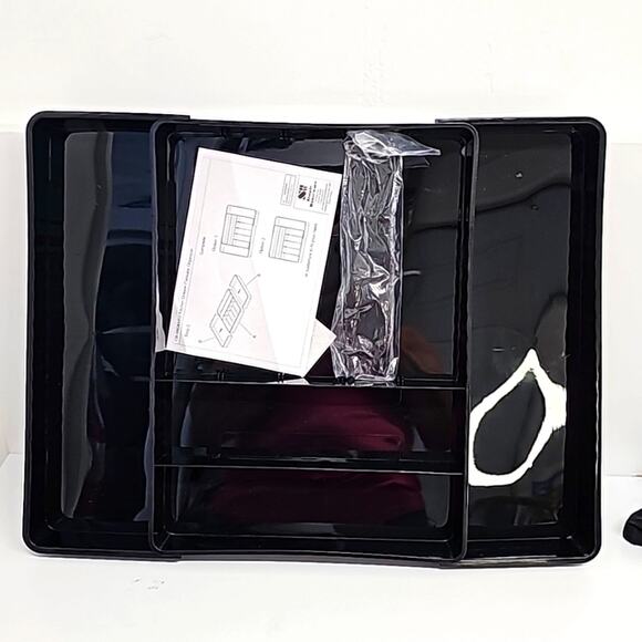 Simple Houseware Expandable Kitchen Drawer Flatware Organizer Black (NWOB) - Picture 4 of 10